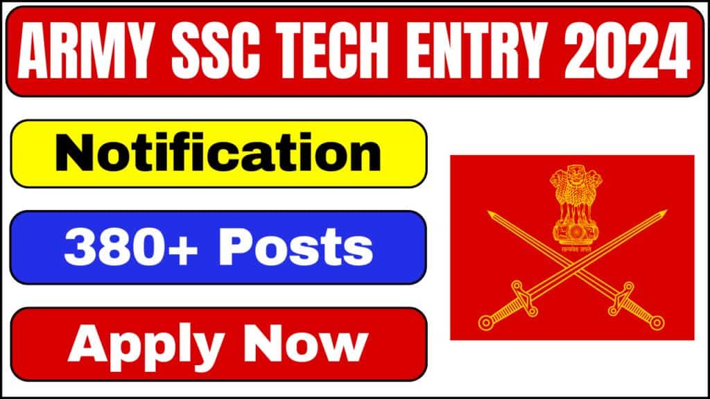 Indian Army SSC Technical Bharti 2024