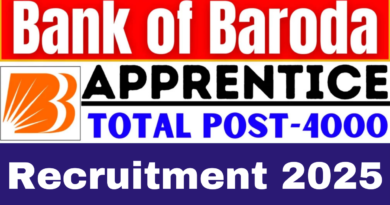 Bank Of Baroda, Bank of Baroda Apprentices Online Form 2025,sarkarijob, sarkari job, sarkari result, sarkari exam, freejobalert