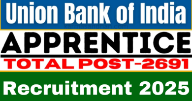 Union Bank Of India, Union Bank of India Apprentices Online Form 2025, sarkarijob, sarkari job, sarkari result, sarkari exam, freejobalert