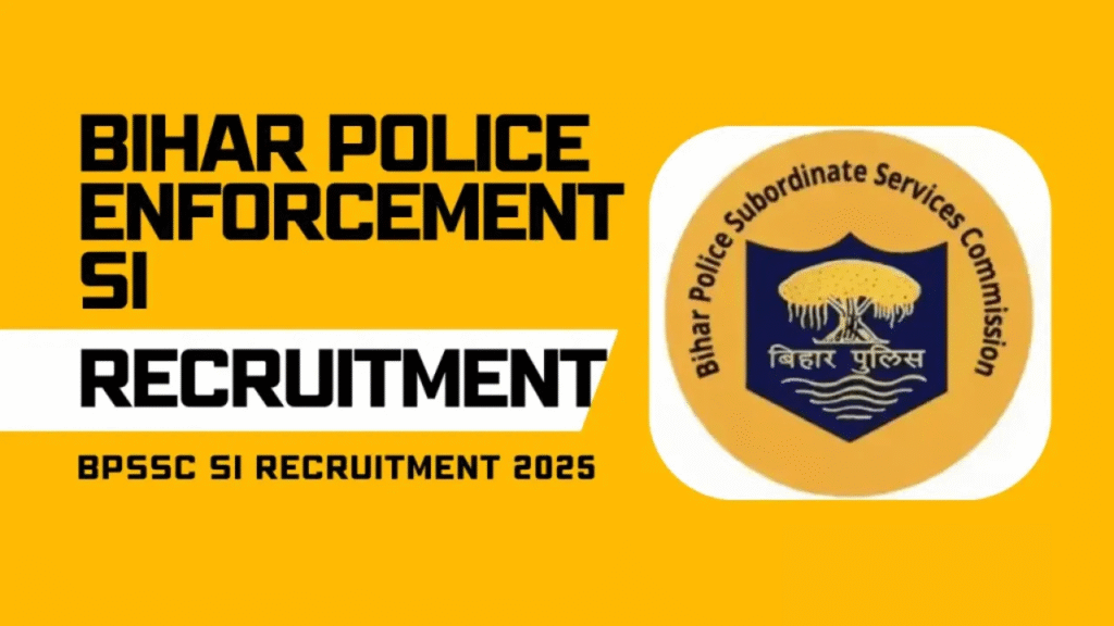 Bihar Police Enforcement Sub Inspector SI Online Form 2025, sarkarijob, sarkari job, sarkari result, sarkari exam, freejobalert, sarkarijobfind, sarkari job find, sarkari job, sarkariresult, sarkariexam, government job, government exam