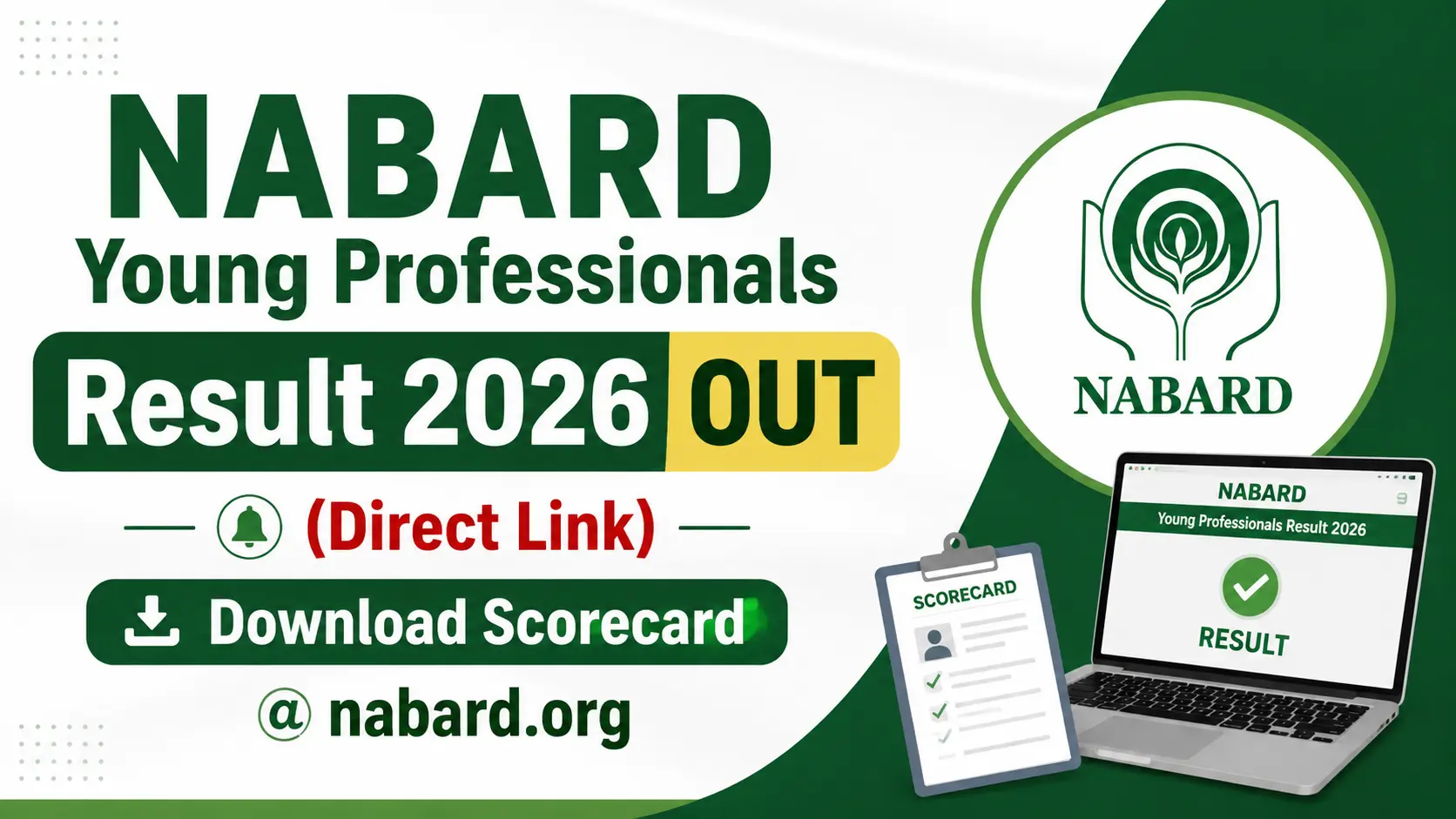 NABARD Young Professionals Result 2026