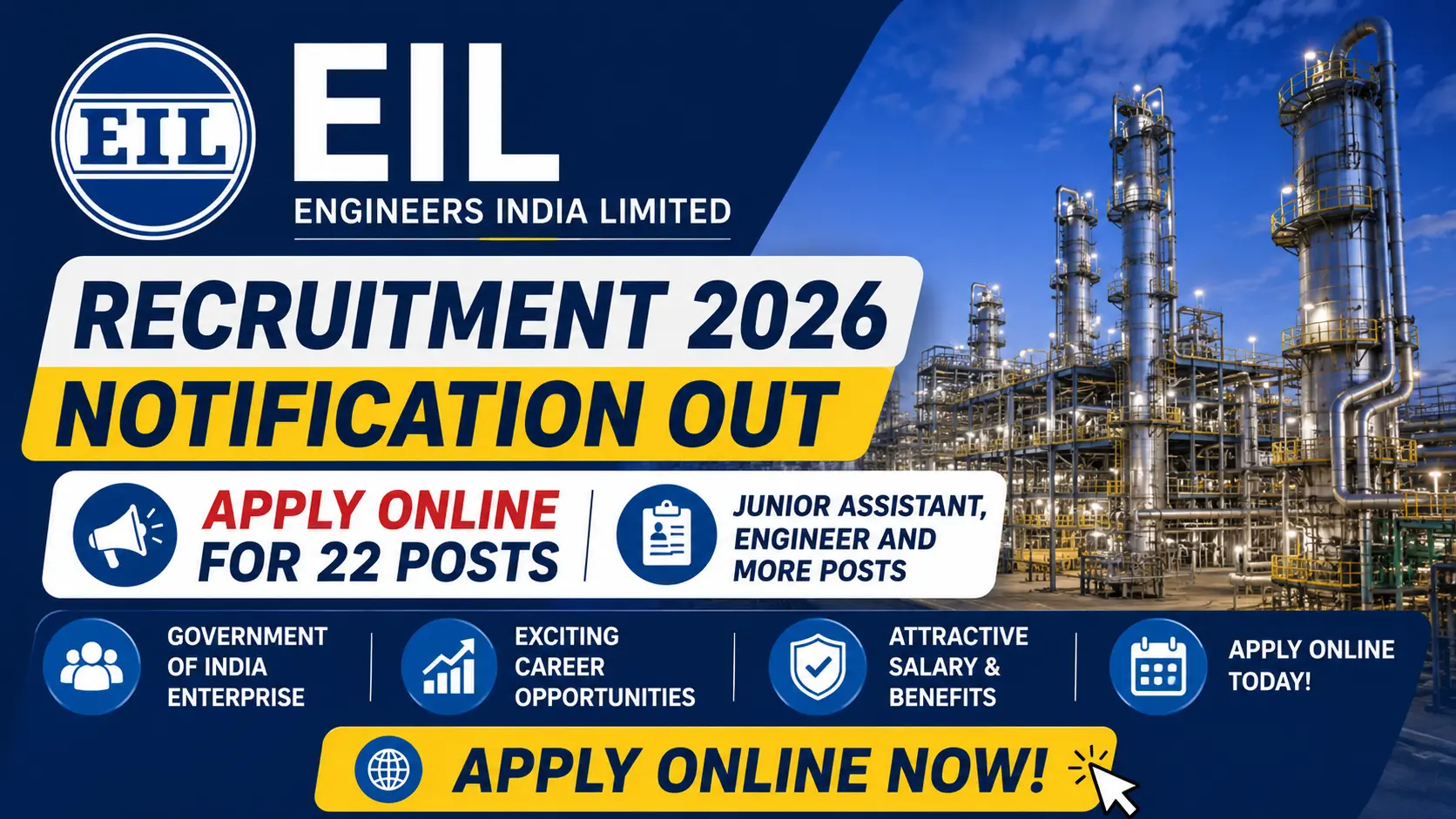 EIL Recruitment 2026, sarkari job, sarkari result, sarkarijob, sarkariexam, sarkari naukari, sarkarijobfind, sarkari job find