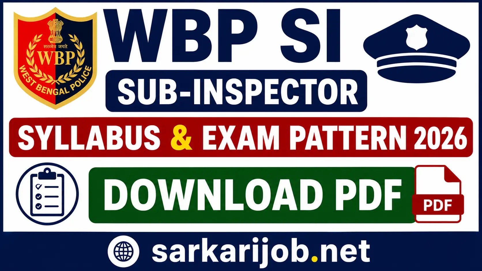 WBP SI Syllabus, sarkari job, sarkari result, sarkarijob, sarkariexam, sarkari naukari, sarkarijobfind, sarkari job find, freejobalert, sarkariresult, sarkari exam, sarkari ujala