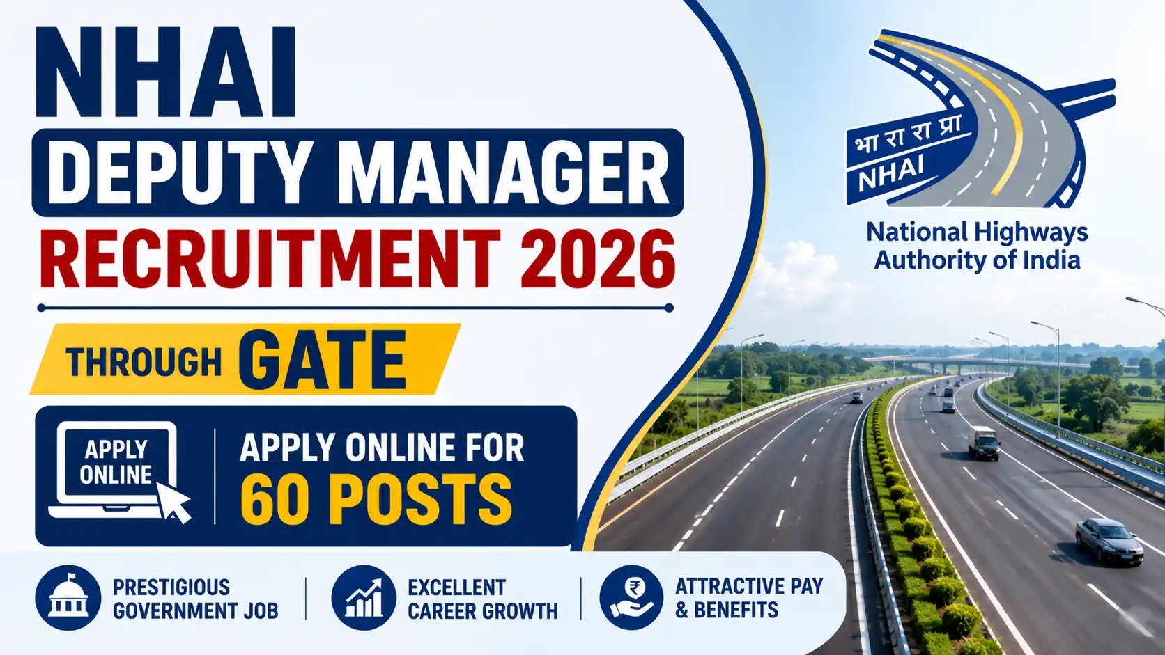 NHAI Deputy Manager Recruitment 2026, sarkari job, sarkari result, sarkarijob, sarkariexam, sarkari naukari, sarkarijobfind, sarkari job find, freejobalert, sarkariresult, sarkari exam, sarkari ujala