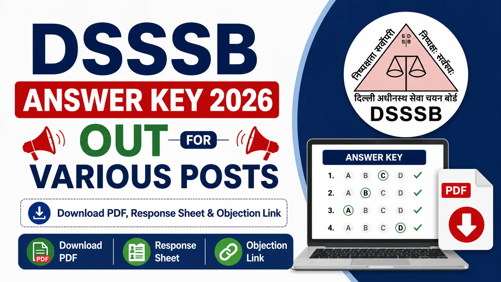 DSSSB Answer Key 2026, sarkari job, sarkari result, sarkarijob, sarkariexam, sarkari naukari, sarkarijobfind, sarkari job find, freejobalert, sarkariresult, sarkari exam, sarkari ujala