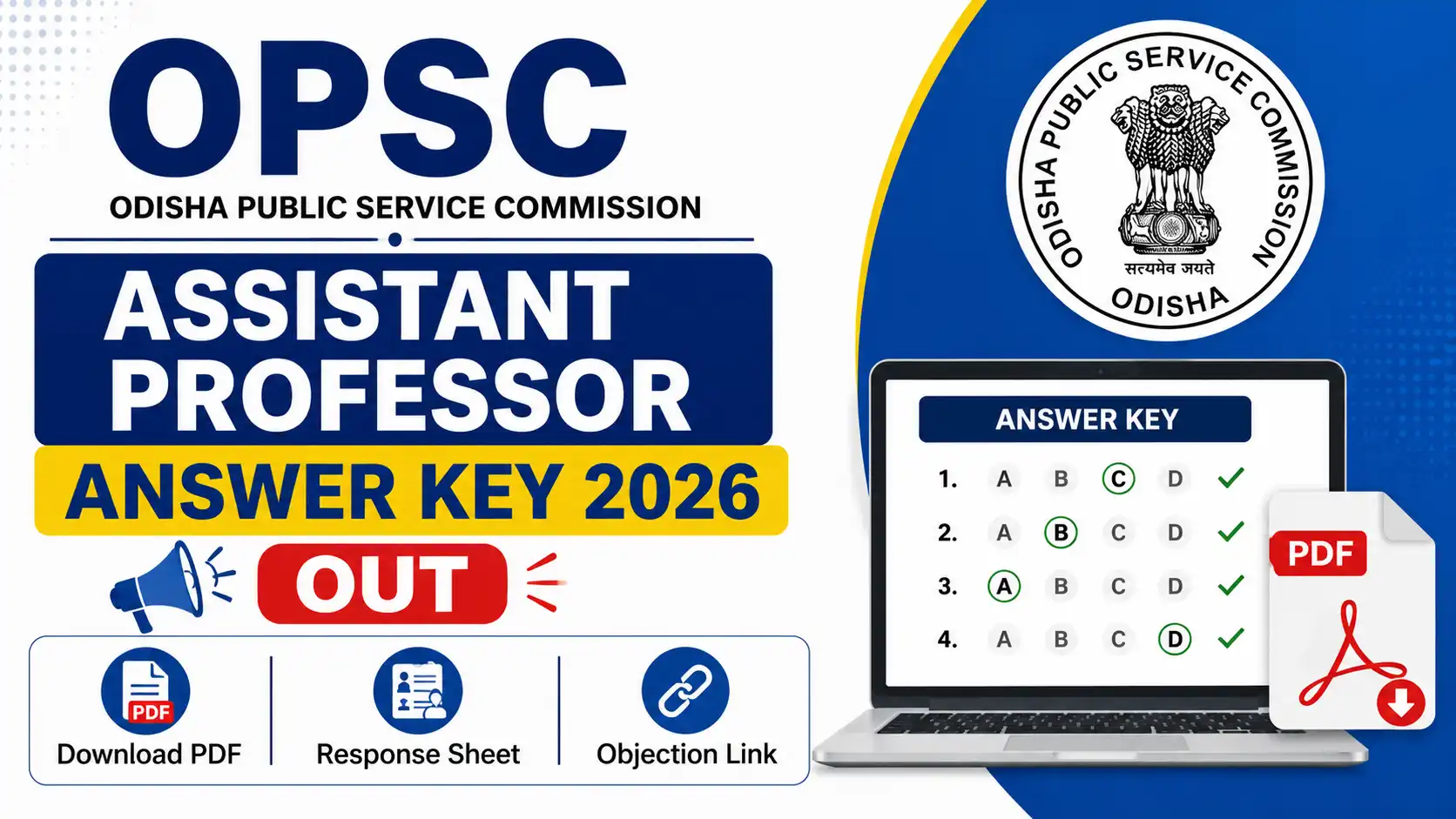 OPSC Assistant Professor Answer Key, sarkari job, sarkari result, sarkarijob, sarkariexam, sarkari naukari, sarkarijobfind, sarkari job find, freejobalert, sarkariresult, sarkari exam, sarkari ujala