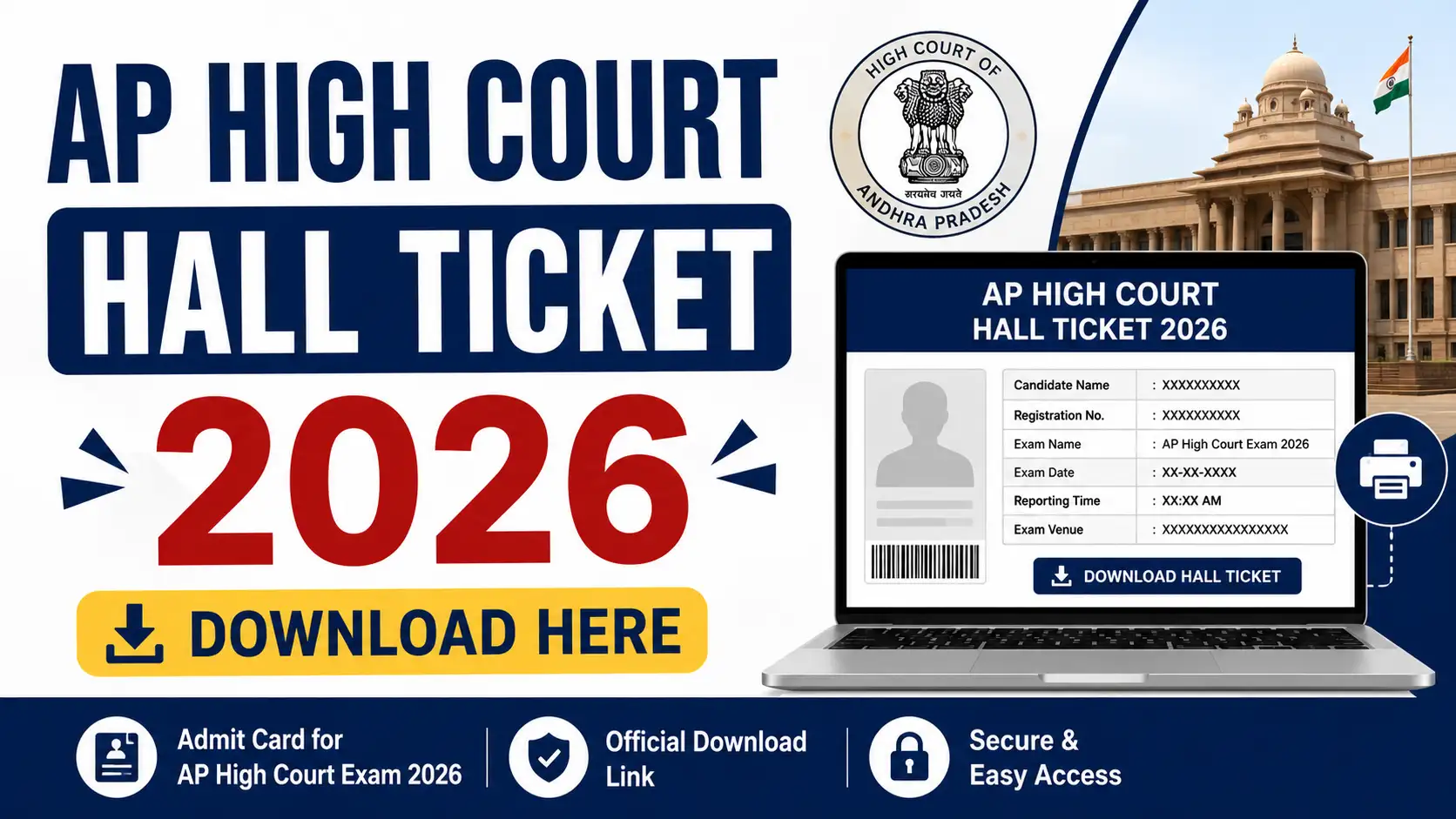 AP High Court Hall Ticket 2026, sarkari job, sarkari result, sarkarijob, sarkariexam, sarkari naukari, sarkarijobfind, sarkari job find, freejobalert, sarkariresult, sarkari exam, sarkari ujala