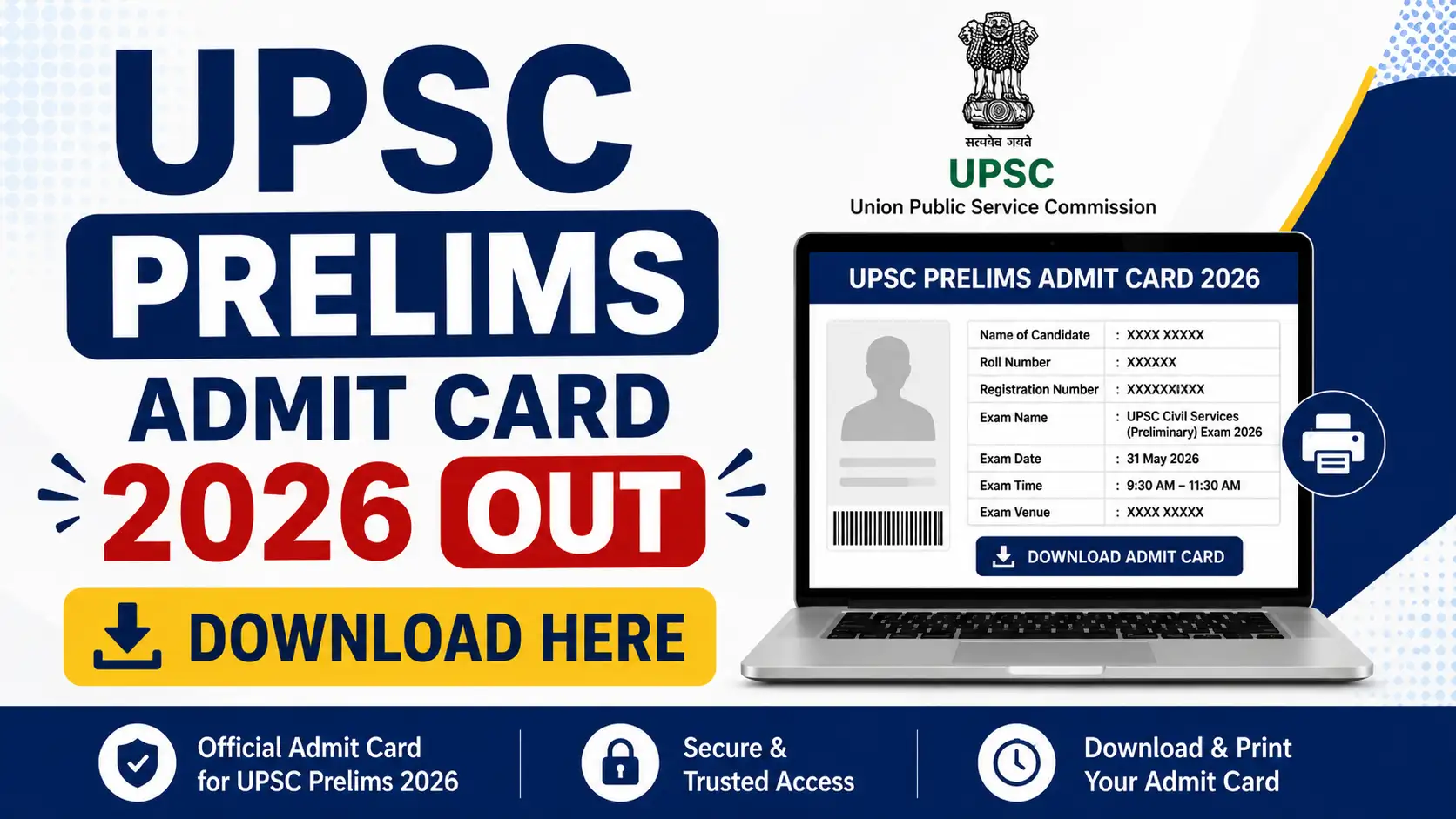 UPSC Prelims Admit Card 2026, sarkari job, sarkari result, sarkarijob, sarkariexam, sarkari naukari, sarkarijobfind, sarkari job find, freejobalert, sarkariresult, sarkari exam, sarkari ujala