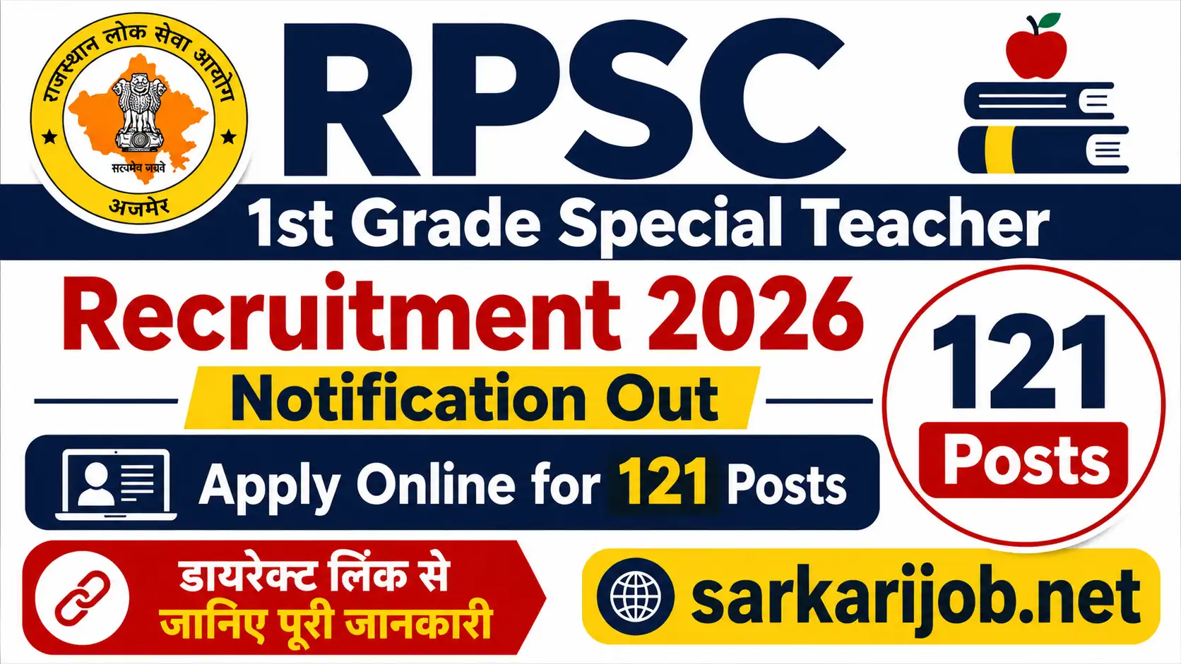 RPSC 1st Grade Special Teacher Recruitment 2026, sarkari job, sarkari result, sarkarijob, sarkariexam, sarkari naukari, sarkarijobfind, sarkari job find, freejobalert, sarkariresult, sarkari exam, sarkari ujala