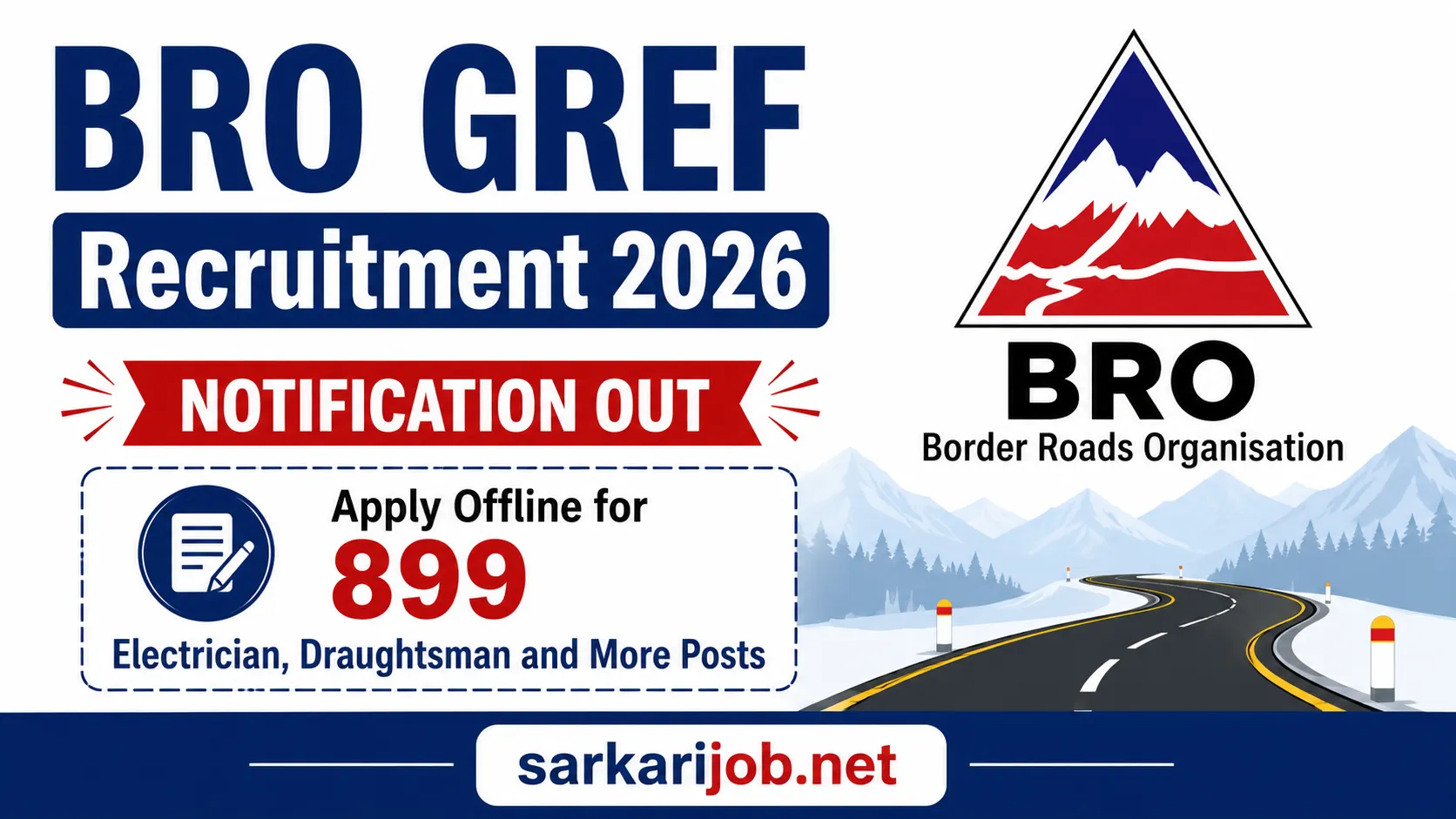 BRO GREF Recruitment 2026 , sarkari job, sarkari result, sarkarijob, sarkariexam, sarkari naukari, sarkarijobfind, sarkari job find, freejobalert, sarkariresult, sarkari exam, sarkari ujala